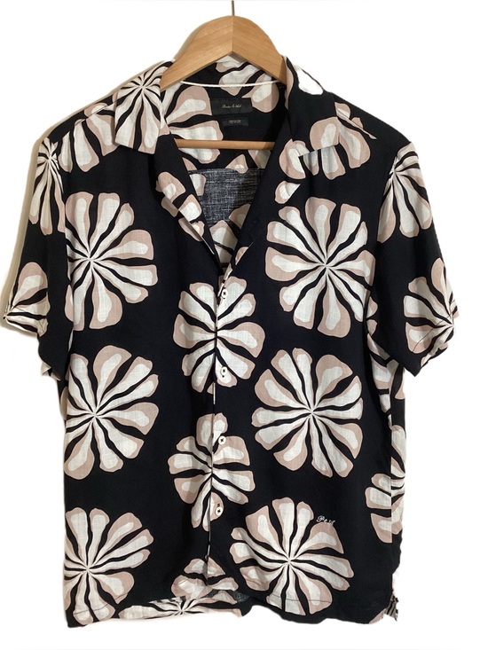 Porter & Ash Other - Porter & Ash Linen Blend Collared Cabana Shirt XL